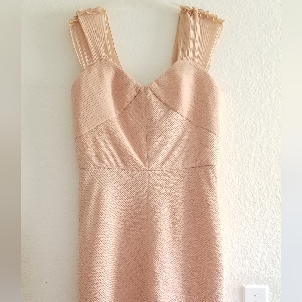 MaxMara Ananas Midi Sheath Dress Size US 14 Blush Pale Pink - Picture 4 of 13